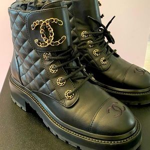 Chanel Combat Boot - Black 21A